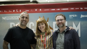 Kaled Jarrar, Chiara Boschiero e Thomas Kaske, Cinema Arlecchino