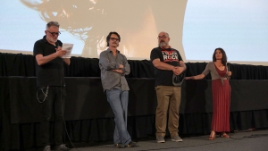 Paolo Marzoni, Dario Zanasi, Massimo Benvegnù e Francesca Zerbetto, Cinema Arlecchino